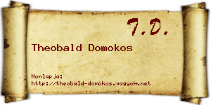 Theobald Domokos névjegykártya